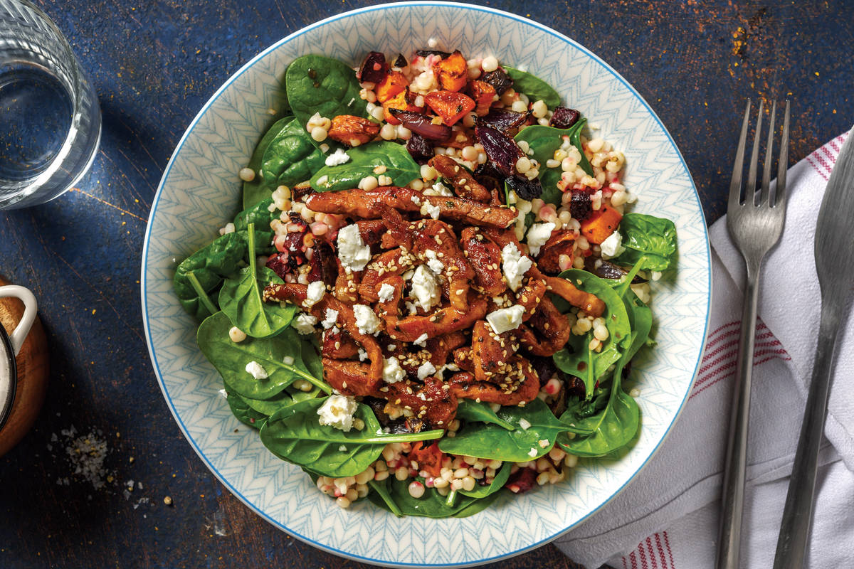 Herbed Honey & Sesame-Coated Beef