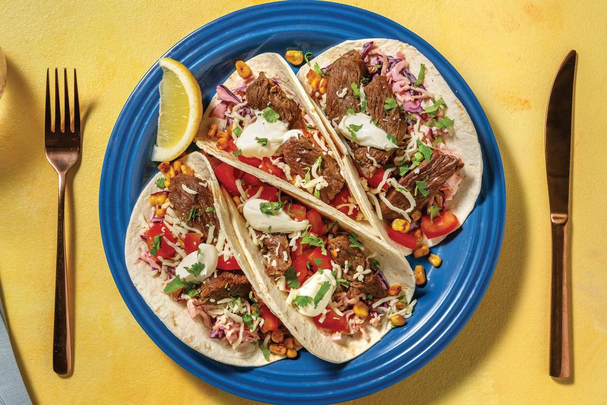 BBQ Beef Tacos