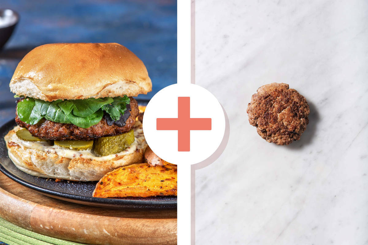 Double-Stacked BBQ Beef Burgers