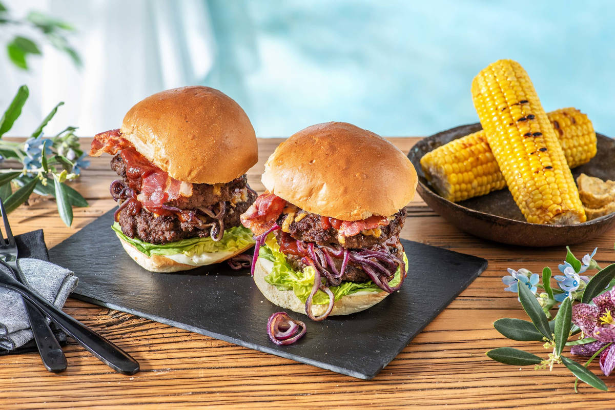 BBQ Double Bacon-Cheese-Burger