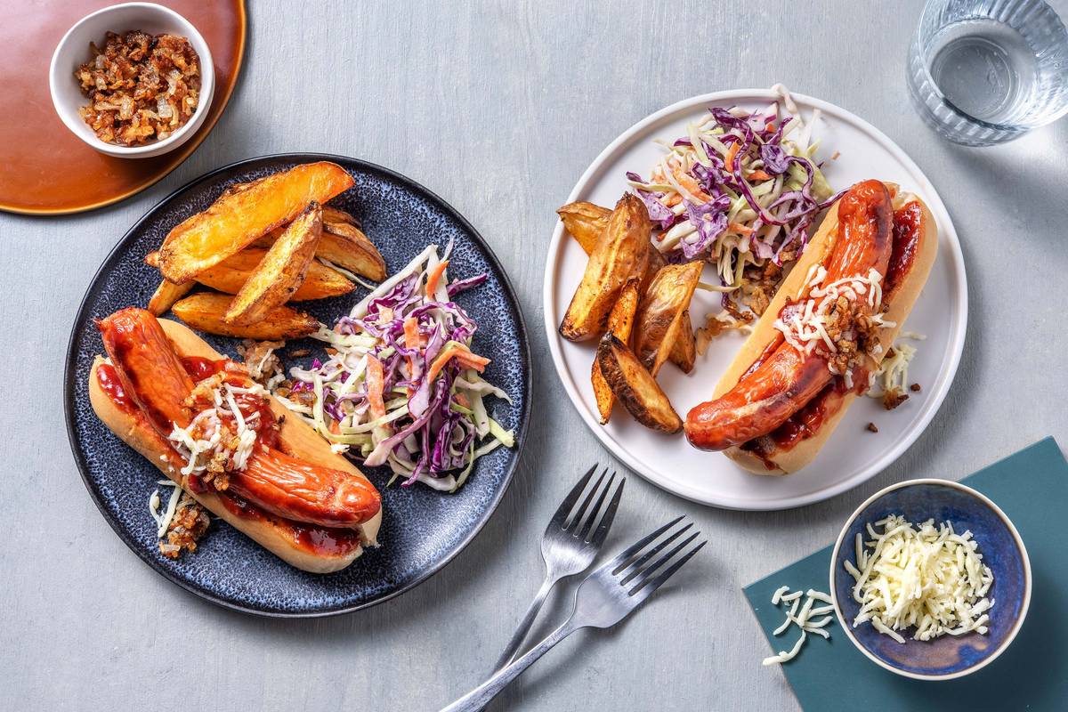BBQ Glazed Hot Dog