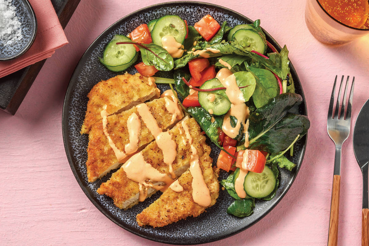 BBQ Pork Schnitzel