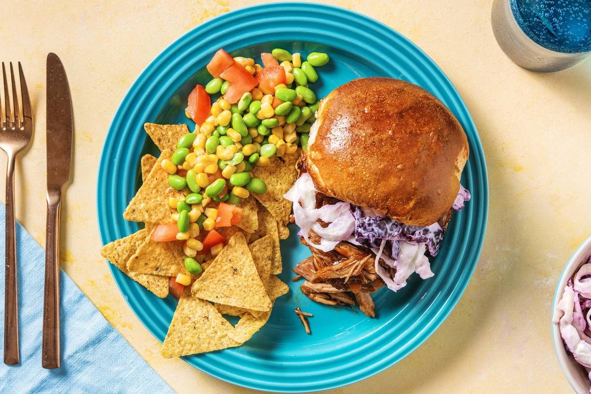 BBQ Pulled Pork on a Bun