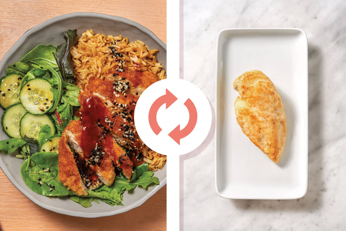 BBQ Tonkatsu Chicken Bento Bowl