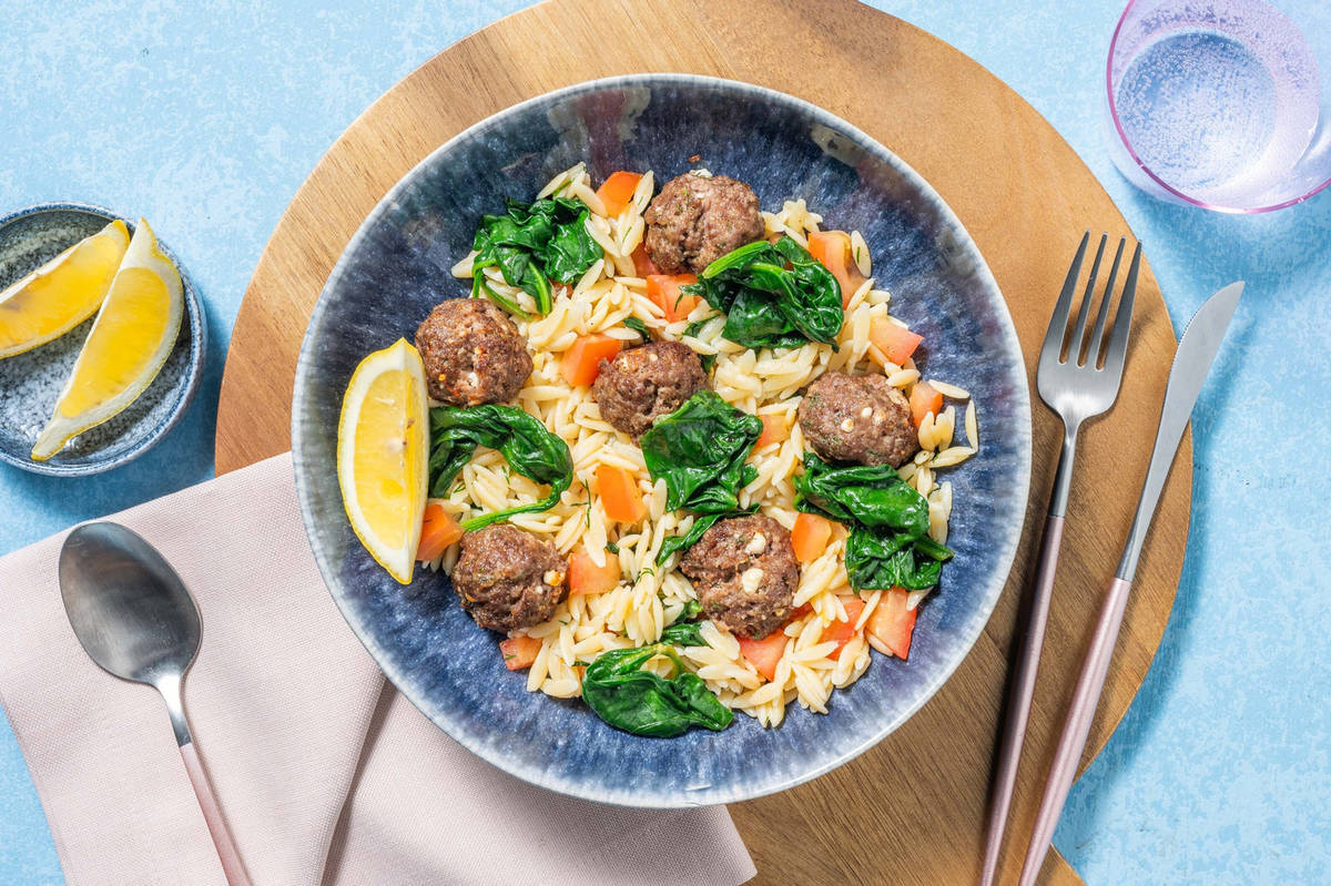Beef and Feta Meatballs