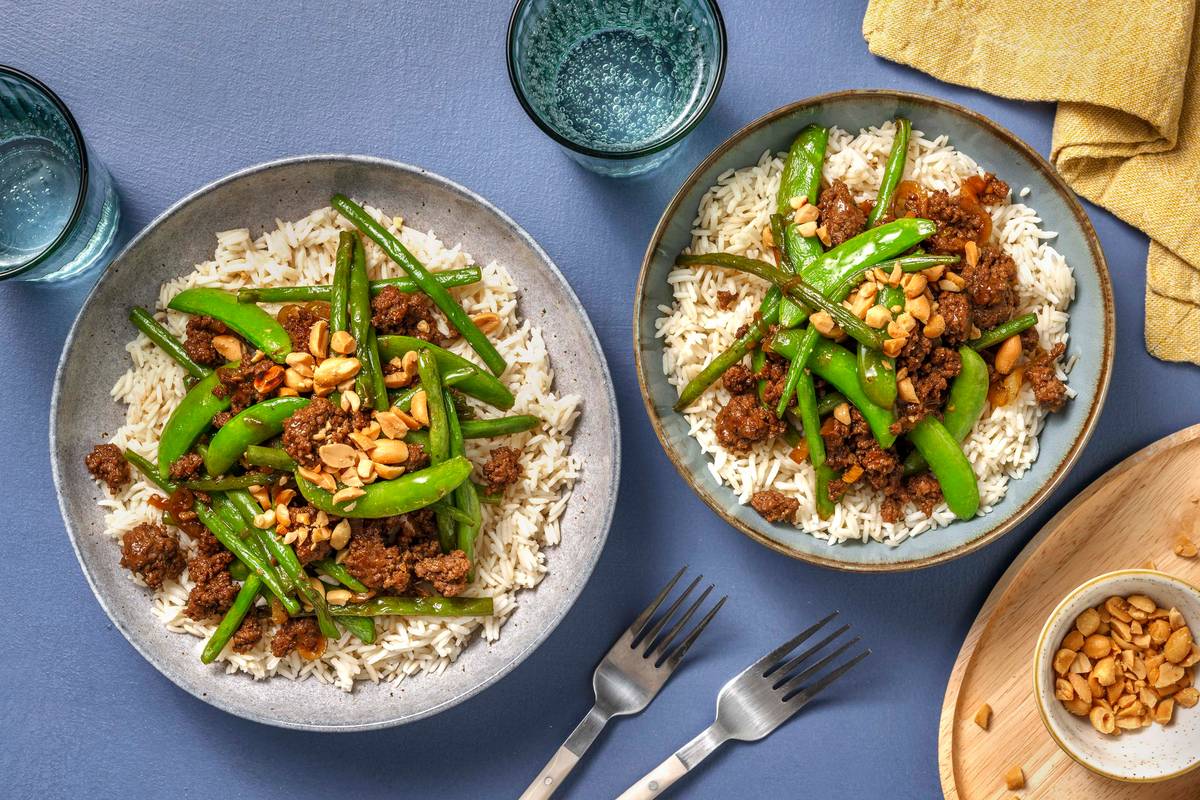Beef and Veg Stir-Fry in Black Bean Sauce