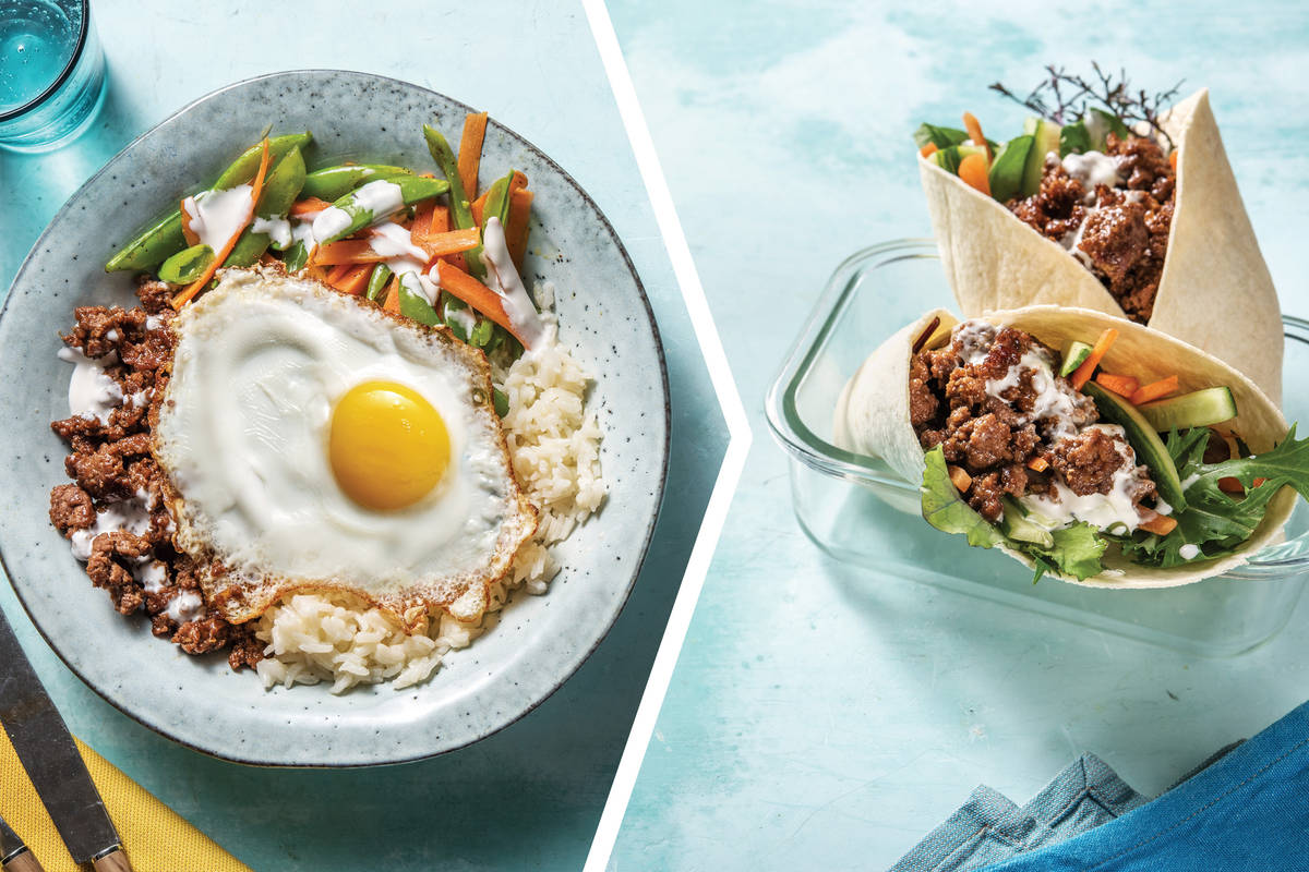 Beef Bibimbap Bowl for Dinner