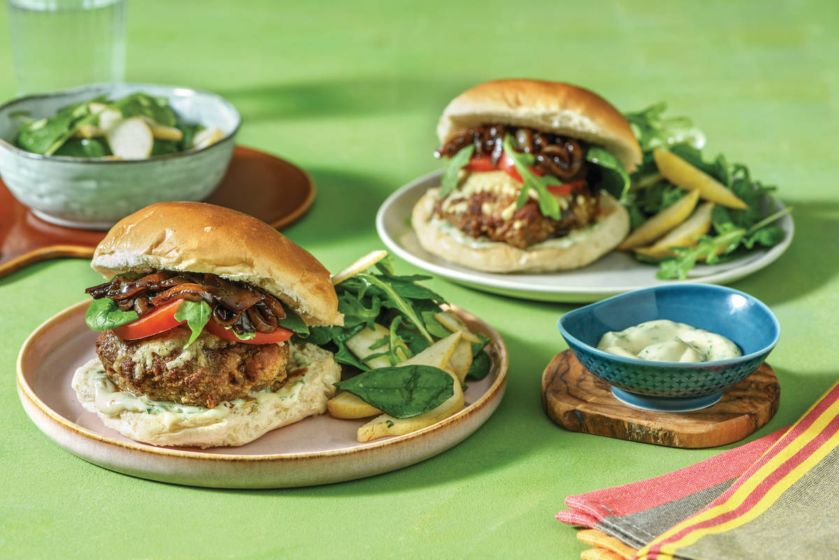 Italian Cheesy Beef Burgers