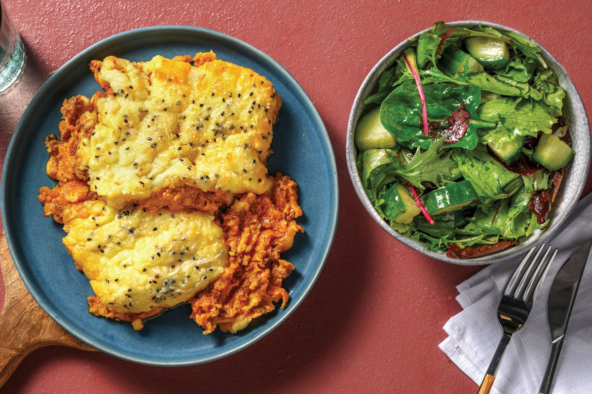 Beef Cheeseburger-Style Cottage Pie
