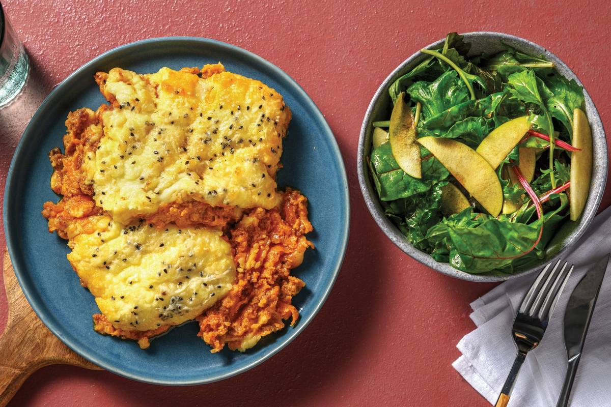 Beef Cheeseburger-Style Cottage Pie