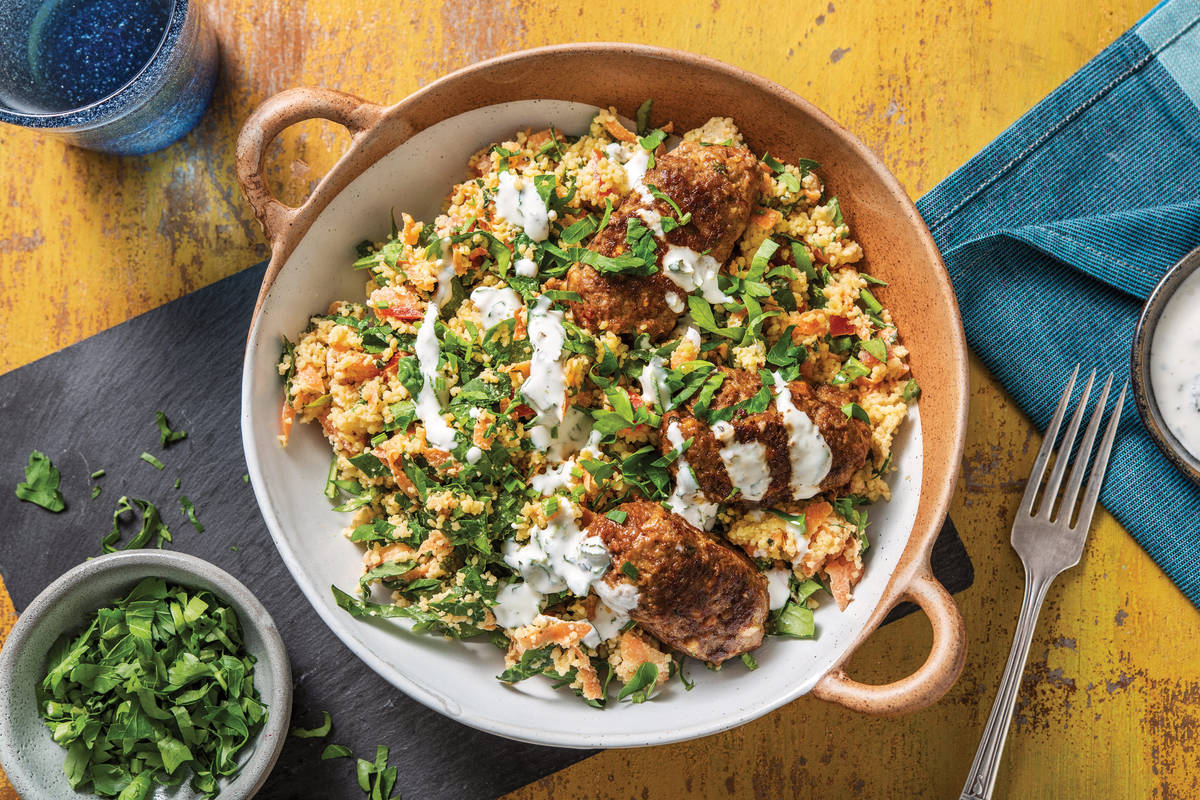 Beef Koftas & Tabbouleh Couscous