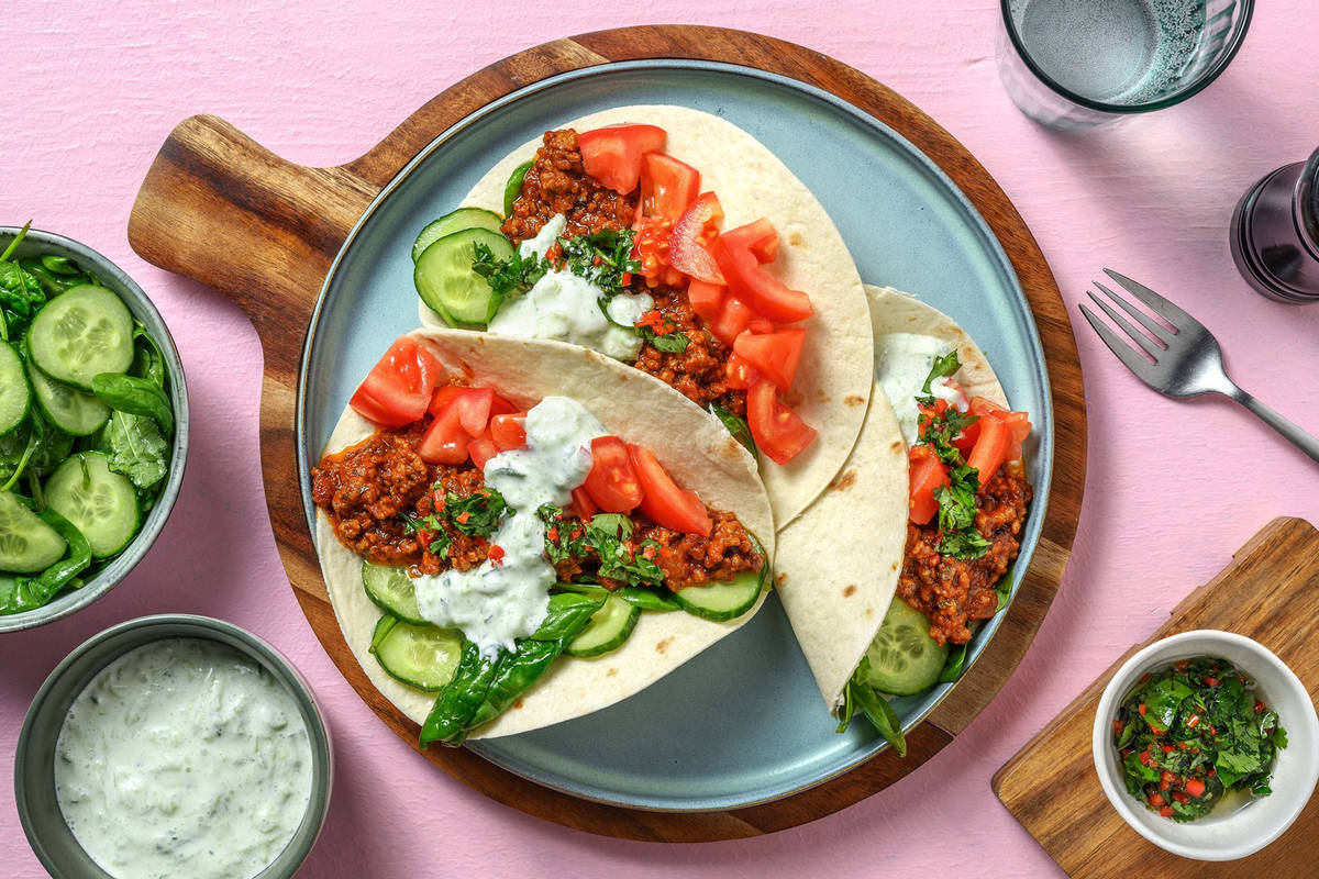Beef Masala-Style Tacos
