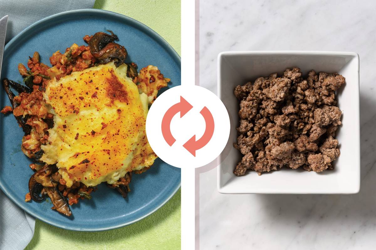 Hearty Beef Mince & Mushroom Pie