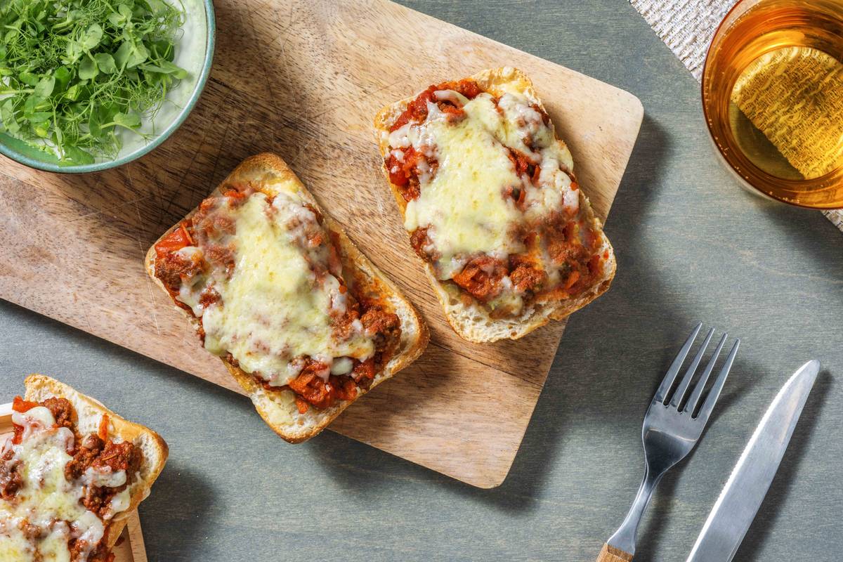 Beef Sloppy Joes on Ciabatta