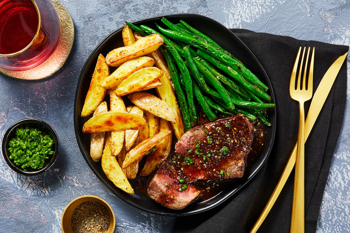 Beef Tenderloin Au Poivre