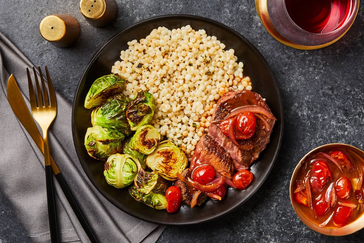Beef Tenderloin & Balsamic Tomatoes