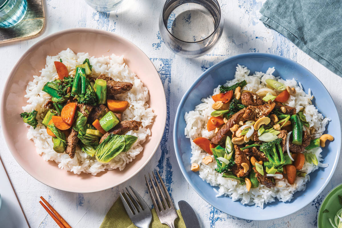 Mongolian Beef & Veggie Stir-Fry