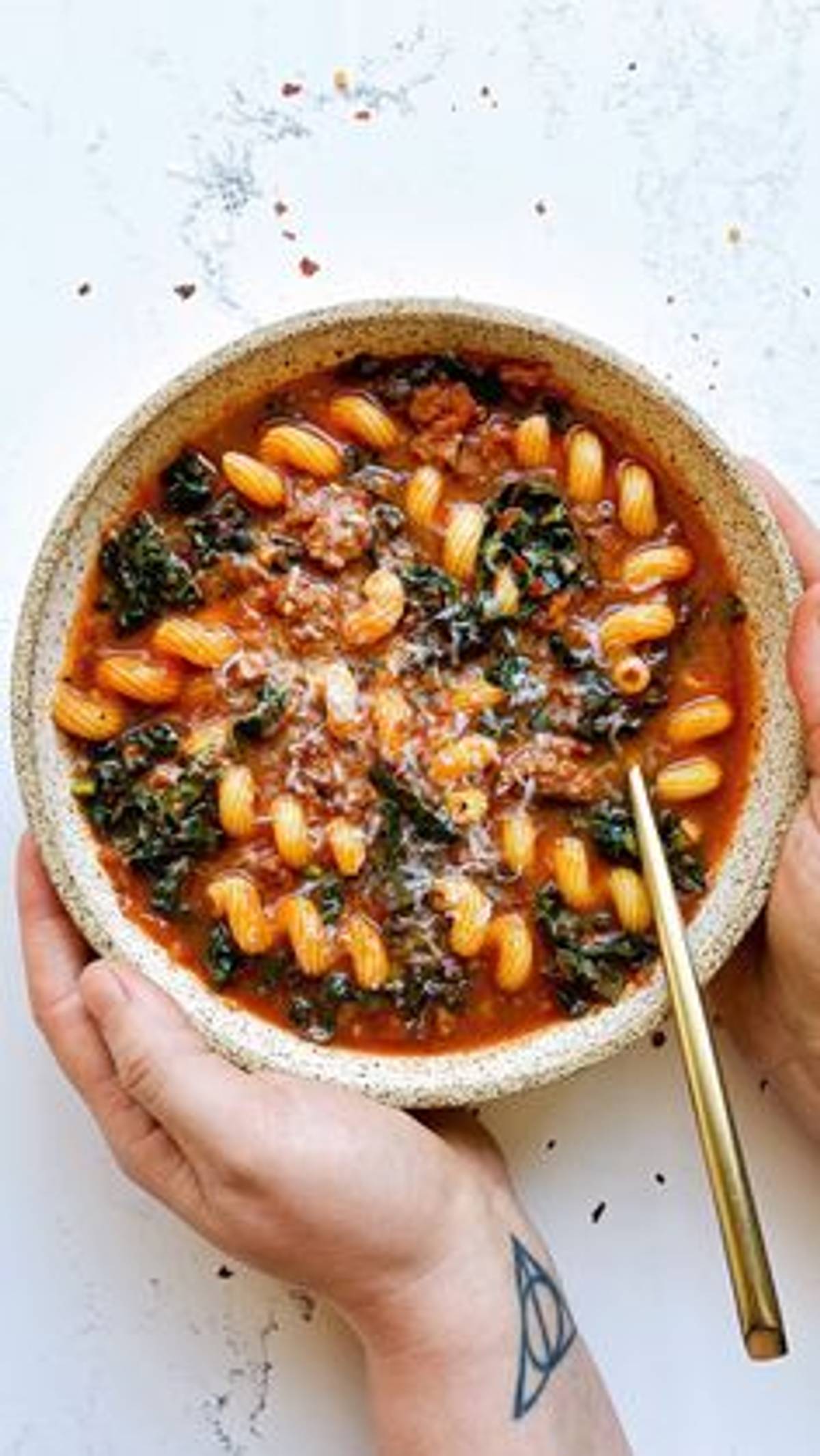 Lasagna-Inspired Beef soup