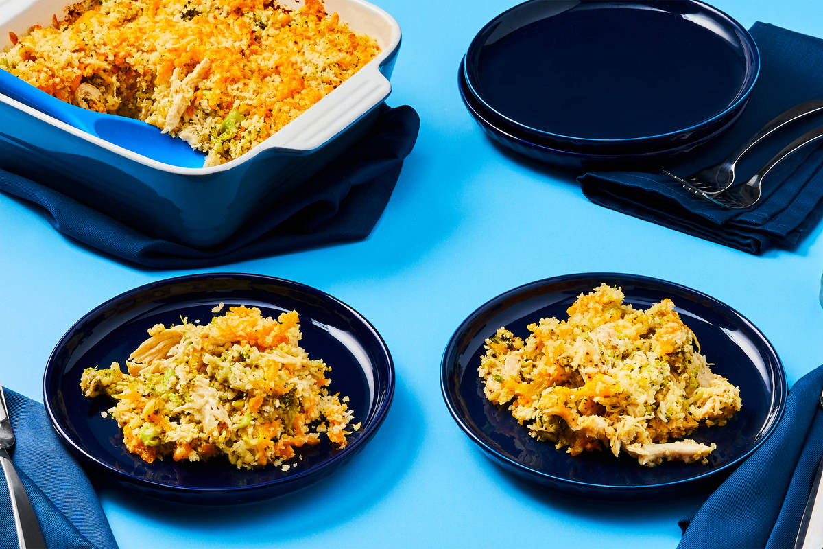 Cheesy Chicken, Broccoli & Rice Casserole