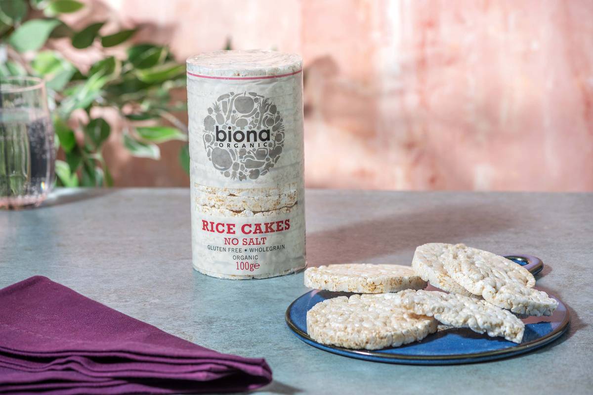 BIO Biona Rice Cakes Unsalted EN/DE/FR/NL (100g)