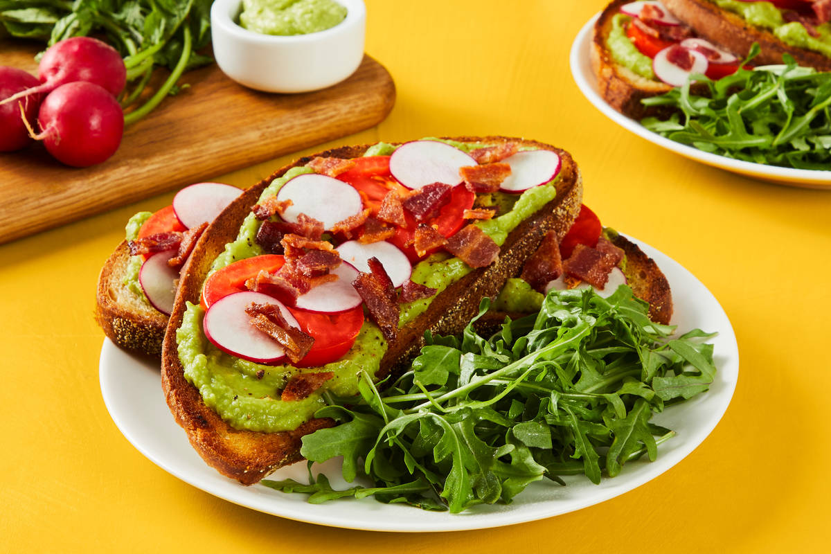 BLTR Avocado Toasts