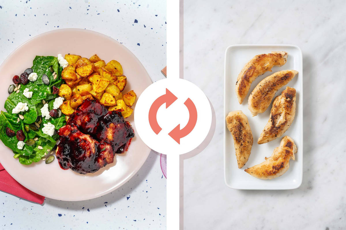 Blueberry-BBQ Chicken Tenders