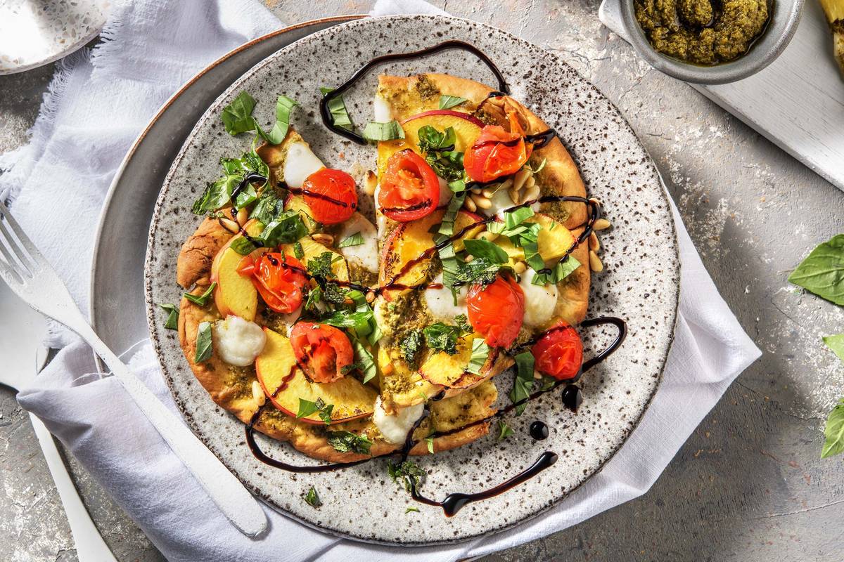Bocconcini Caprese Flatbread