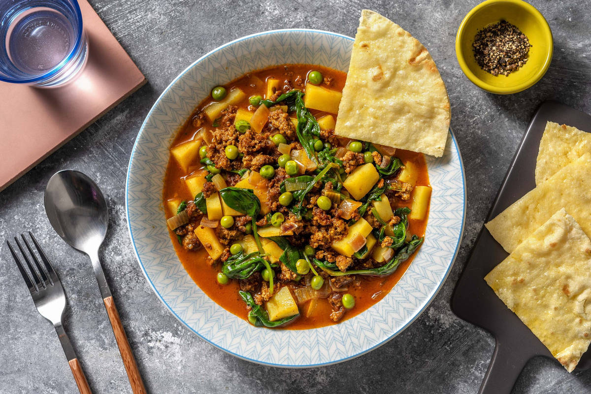 Bœuf et pommes de terre façon sud asiatique