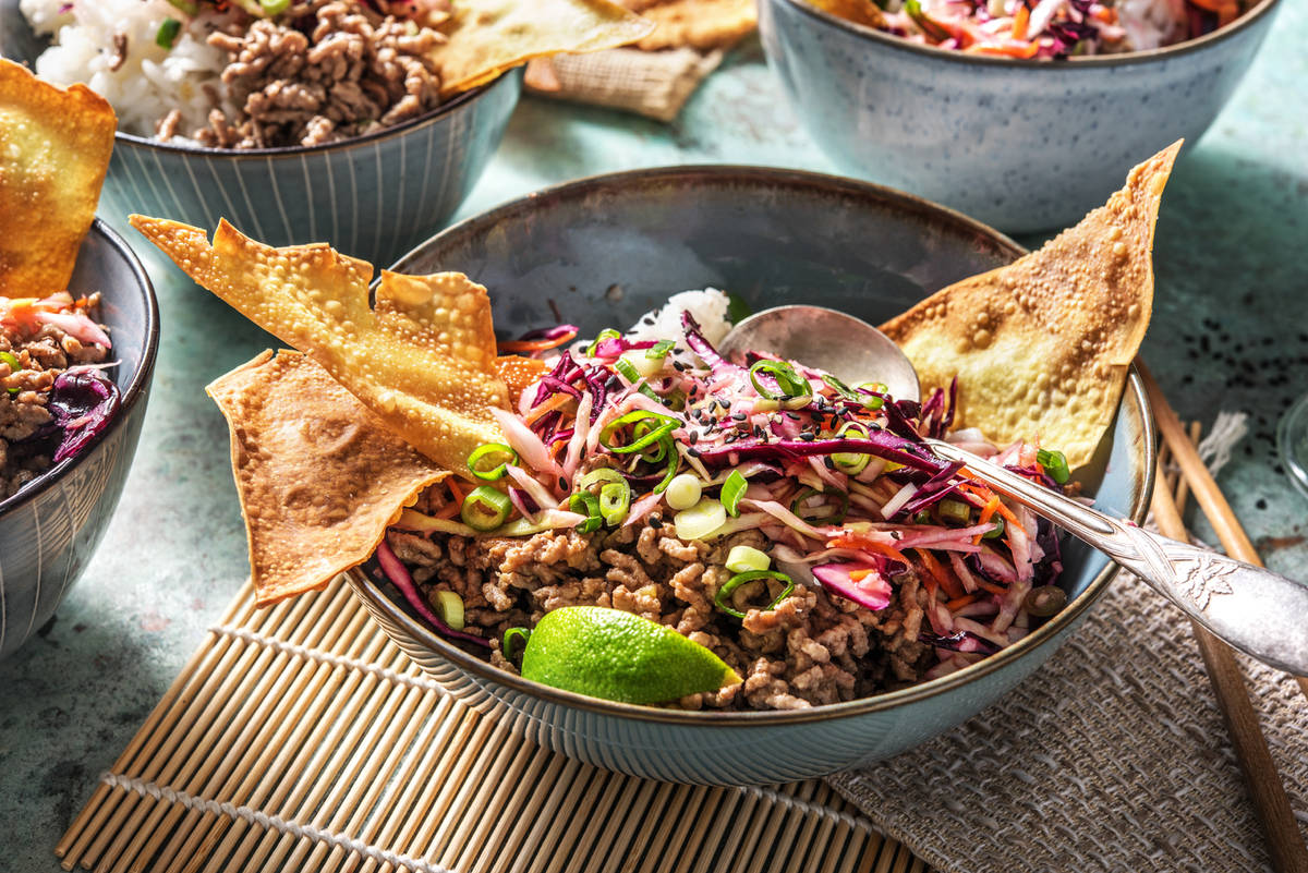 Pork Spring Roll Bowl