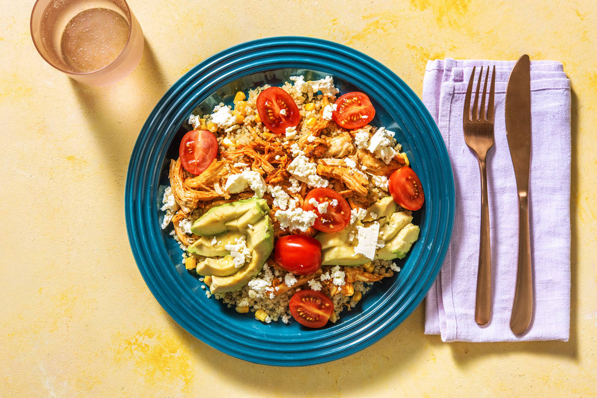 Pulled Buffalo Chicken Bowl