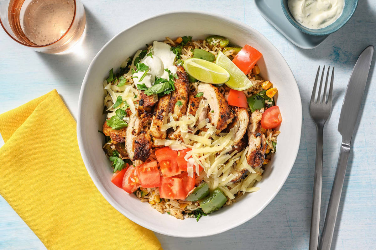 Fajita-Style Chicken Bowl