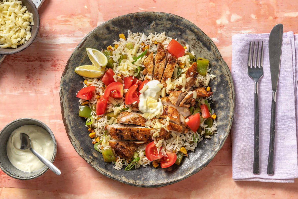 Fajita-Style Chicken Bowl