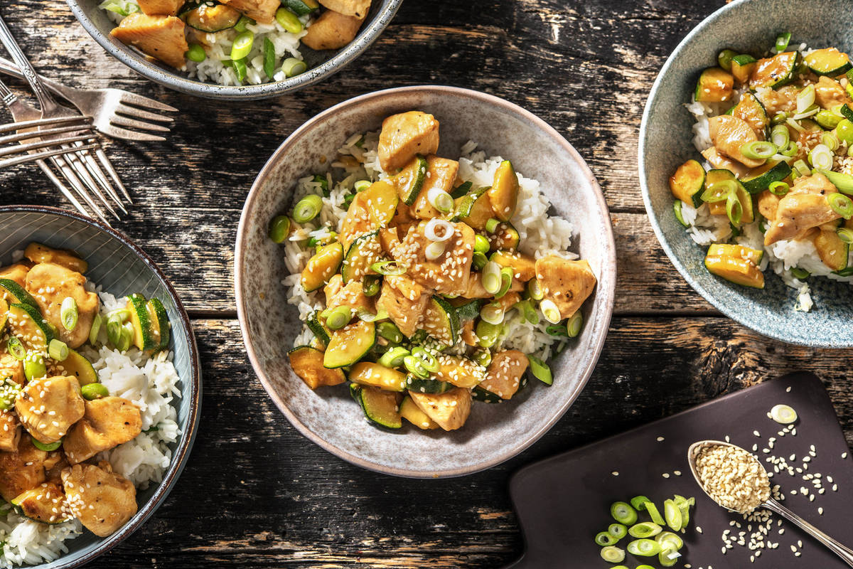 Chicken Yakitori-Style Bowl
