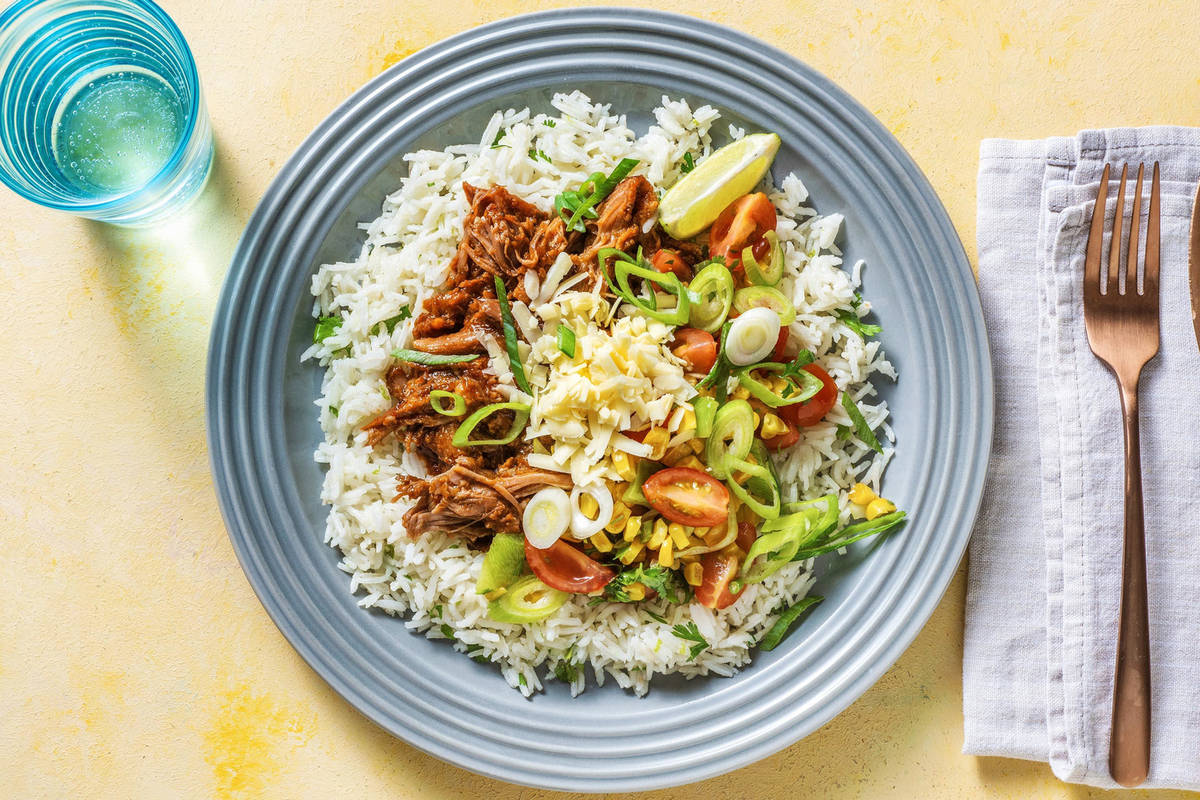 Pulled Pork Burrito Bowl