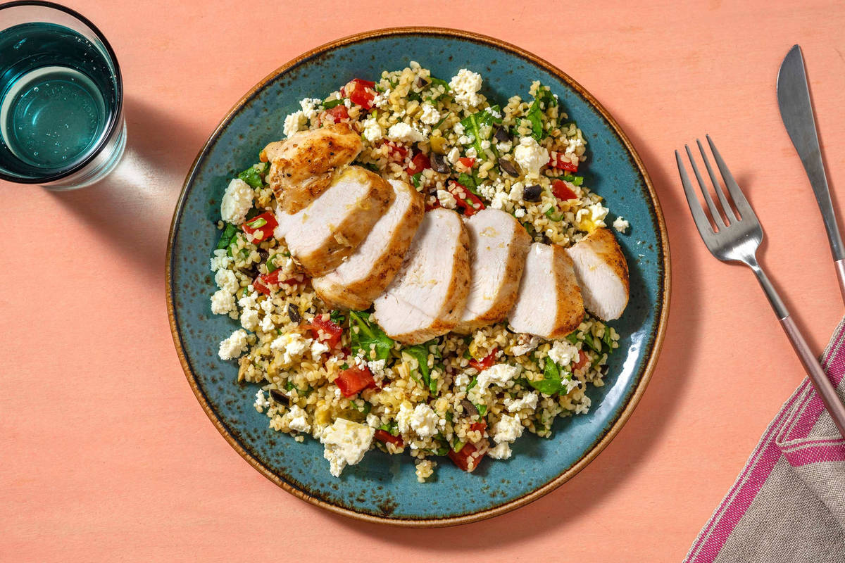 Za'atar Chicken Bulgur Bowl