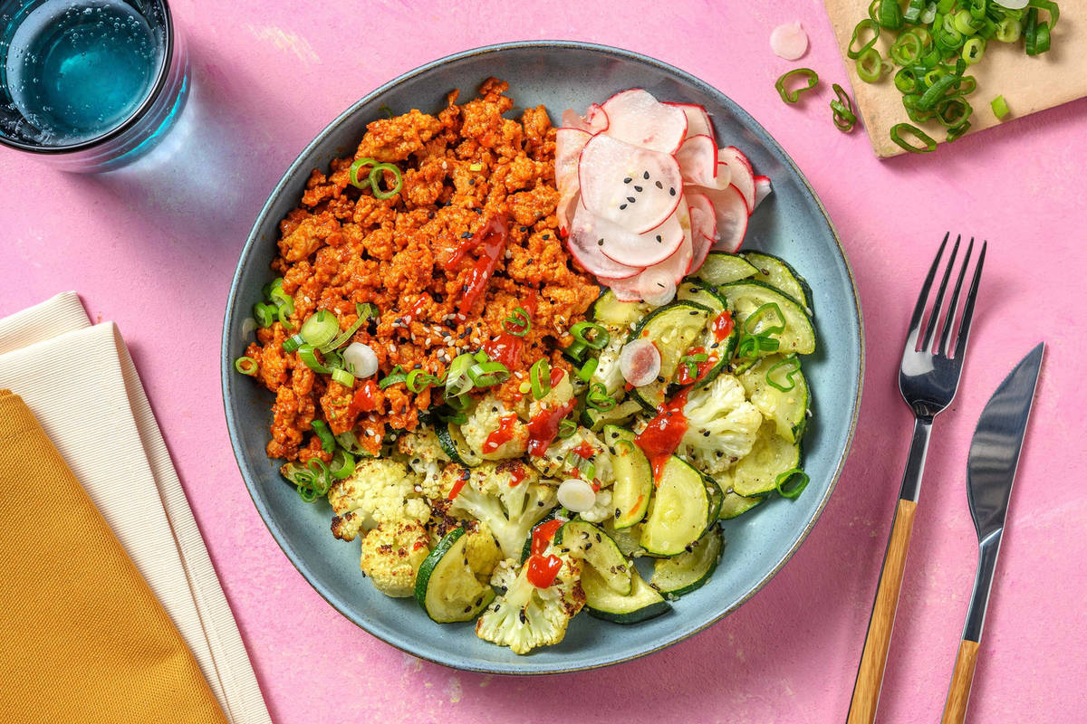 Carb Smart Gochujang Pork Bowl