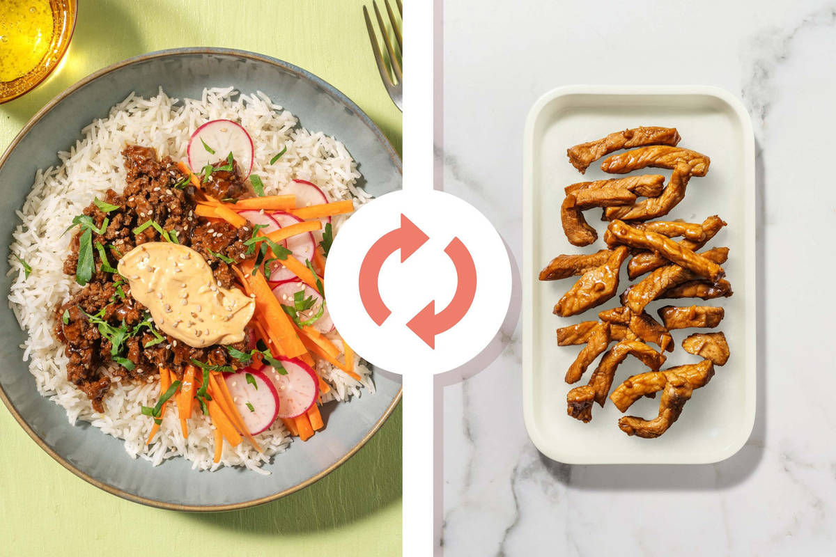 Banh Mi-Style Protein Strips Bowls