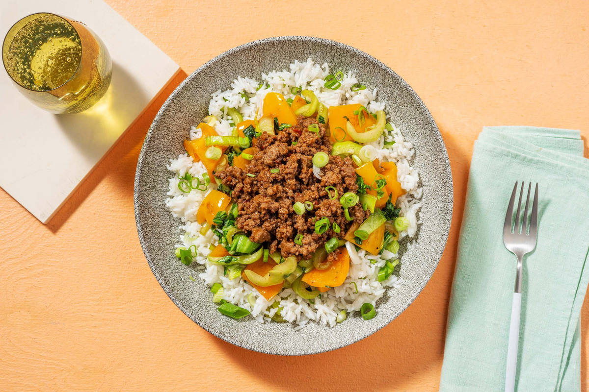 Chinese-Style Beef Bowls