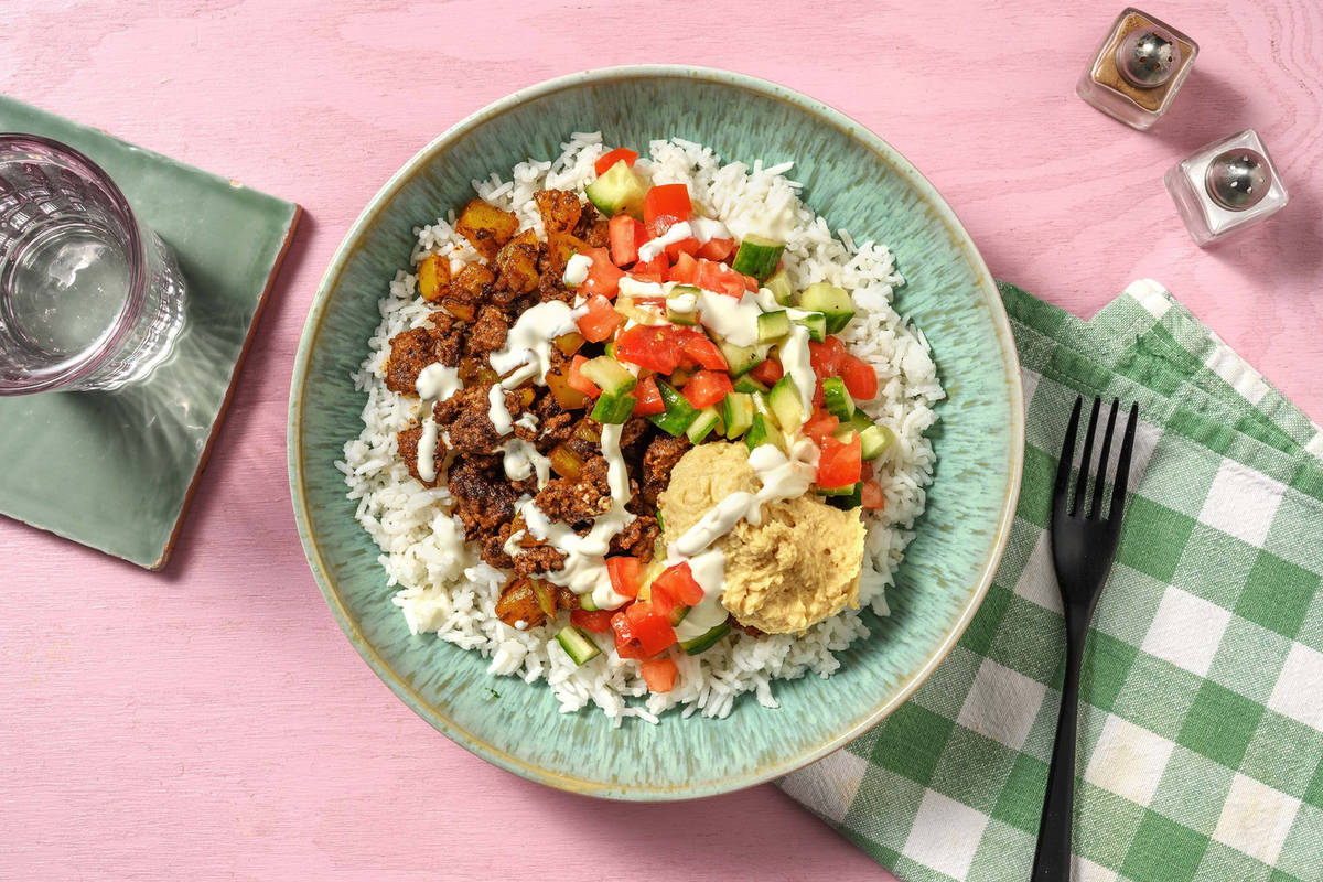 Bols de bœuf façon moyen-orientale