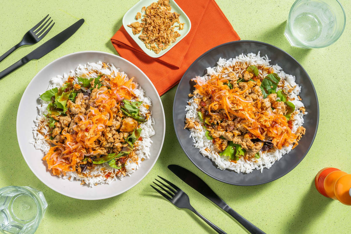 Turkey Larb-Inspired Bowls