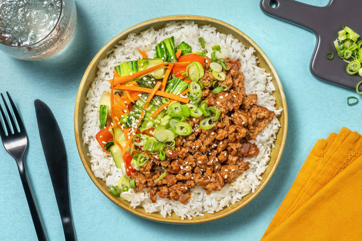 Teriyaki Turkey Bowls