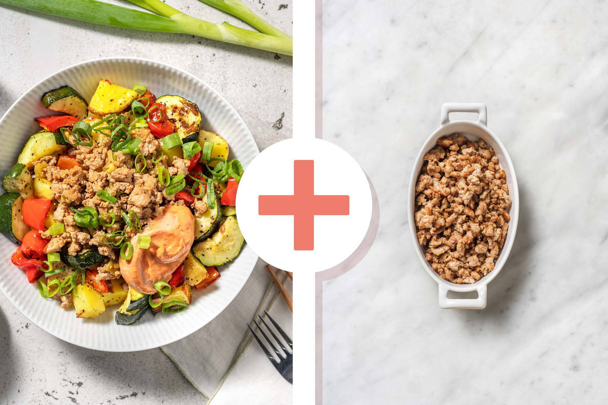 Smart Korean-Inspired Double Pork Bowls