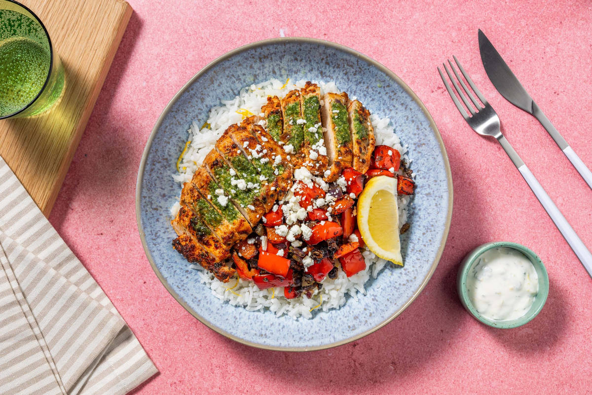 Souvlaki-Inspired Pork Bowls