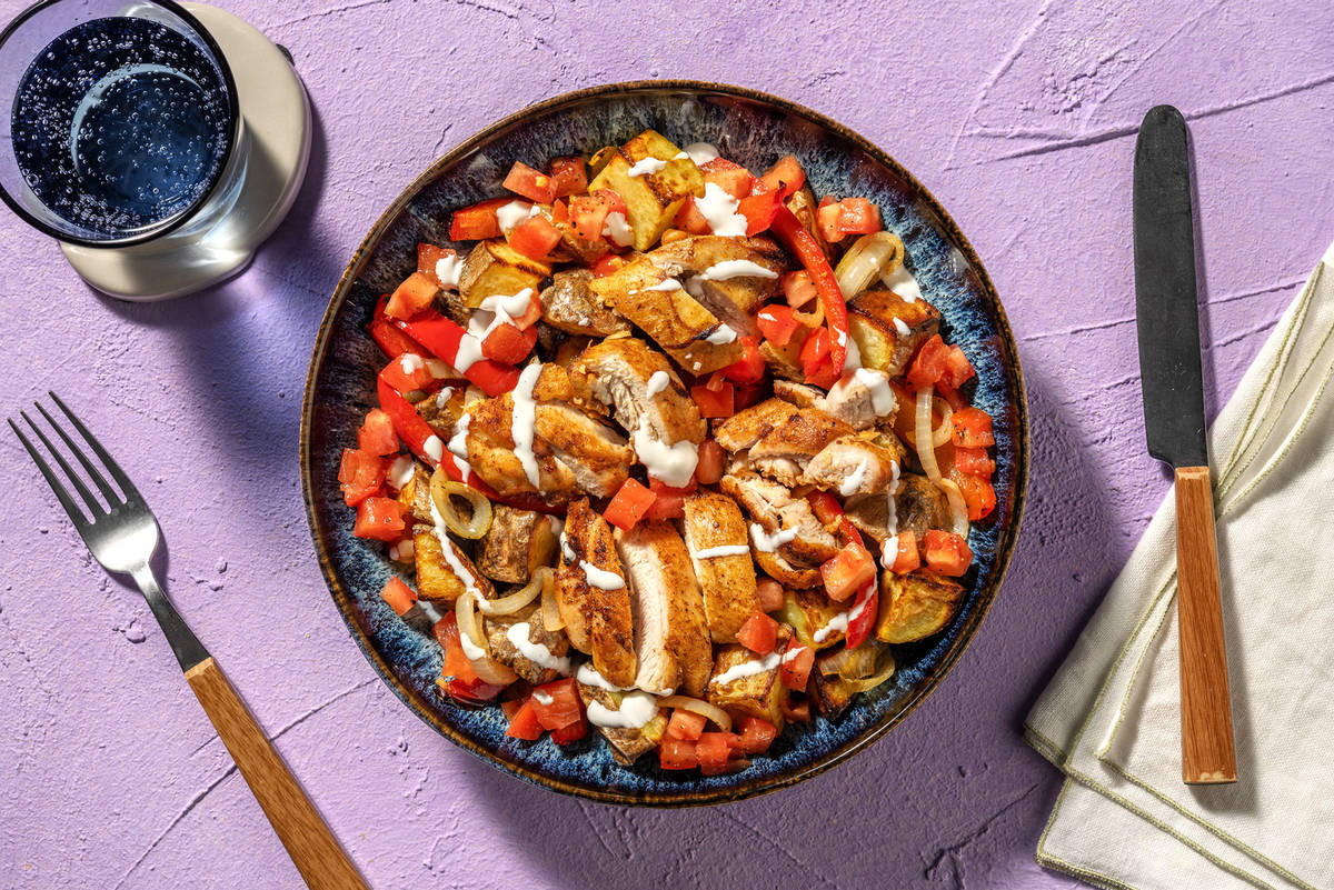 Shawarma Chicken Bowls