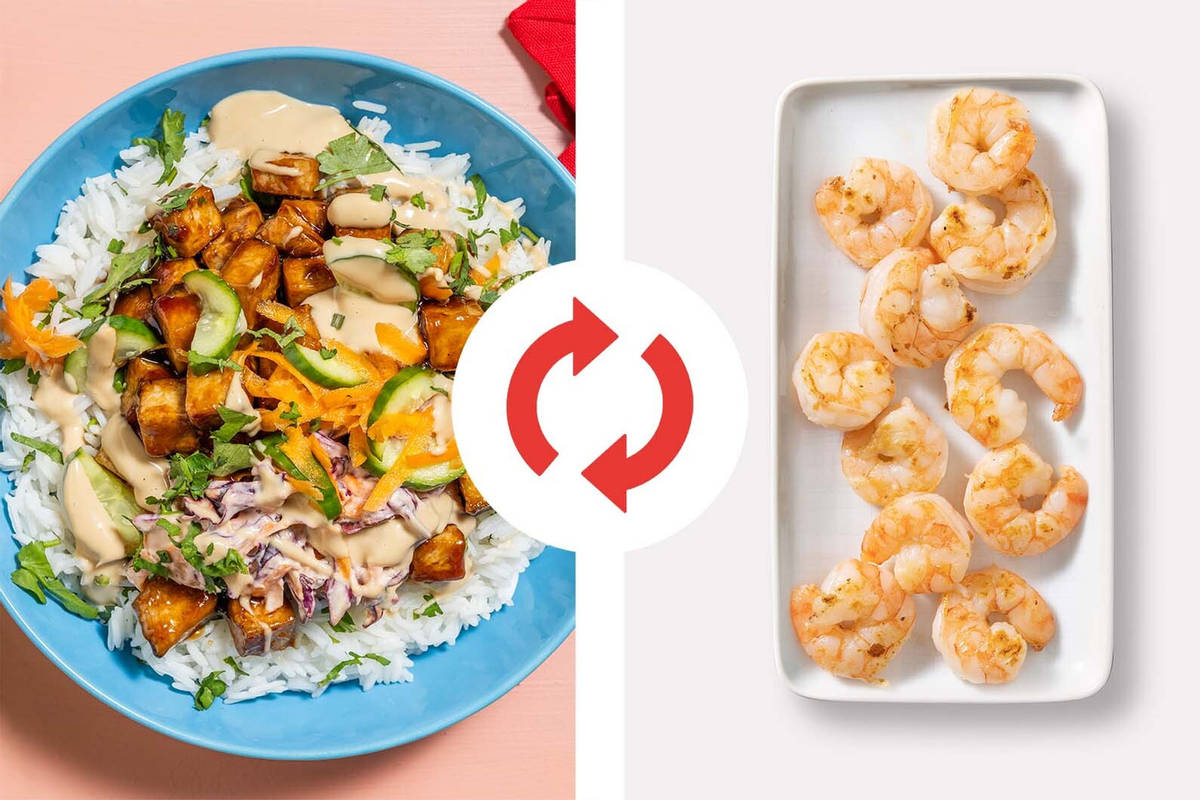 Shrimp Banh Mi Rice Bowls