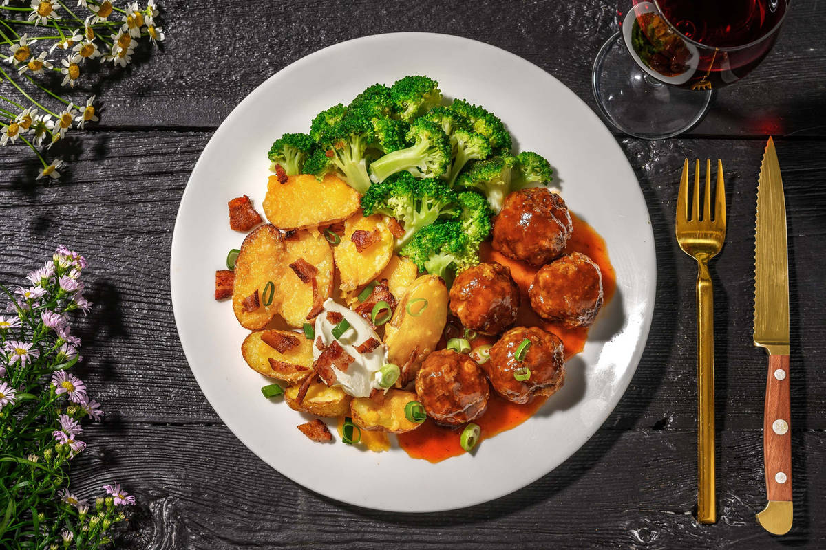 Boulettes de bison glacées