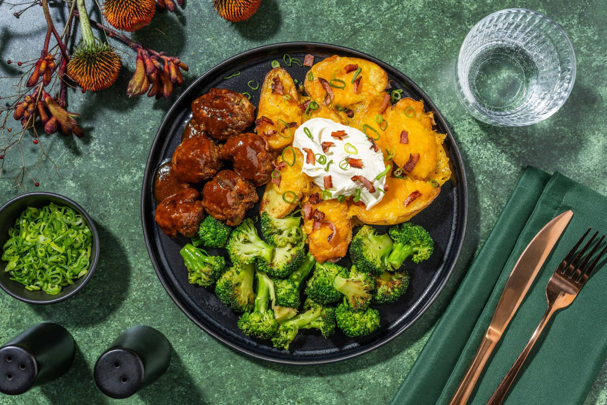 Boulettes de bison glacées