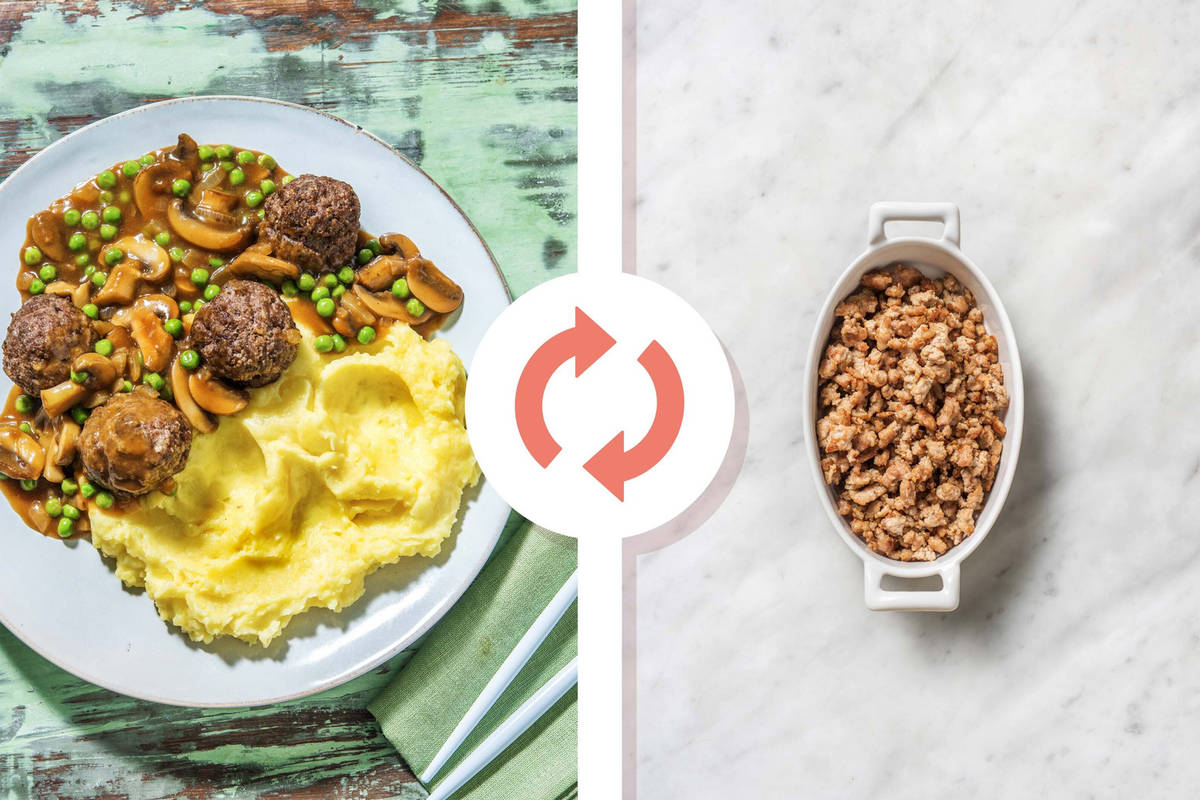 Salisbury Beef and Pork Meatballs