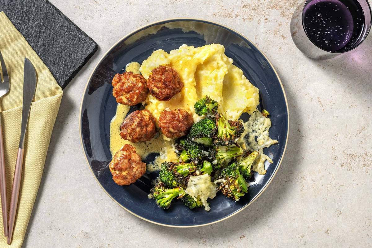 Smart Honey-Garlic Turkey Meatballs