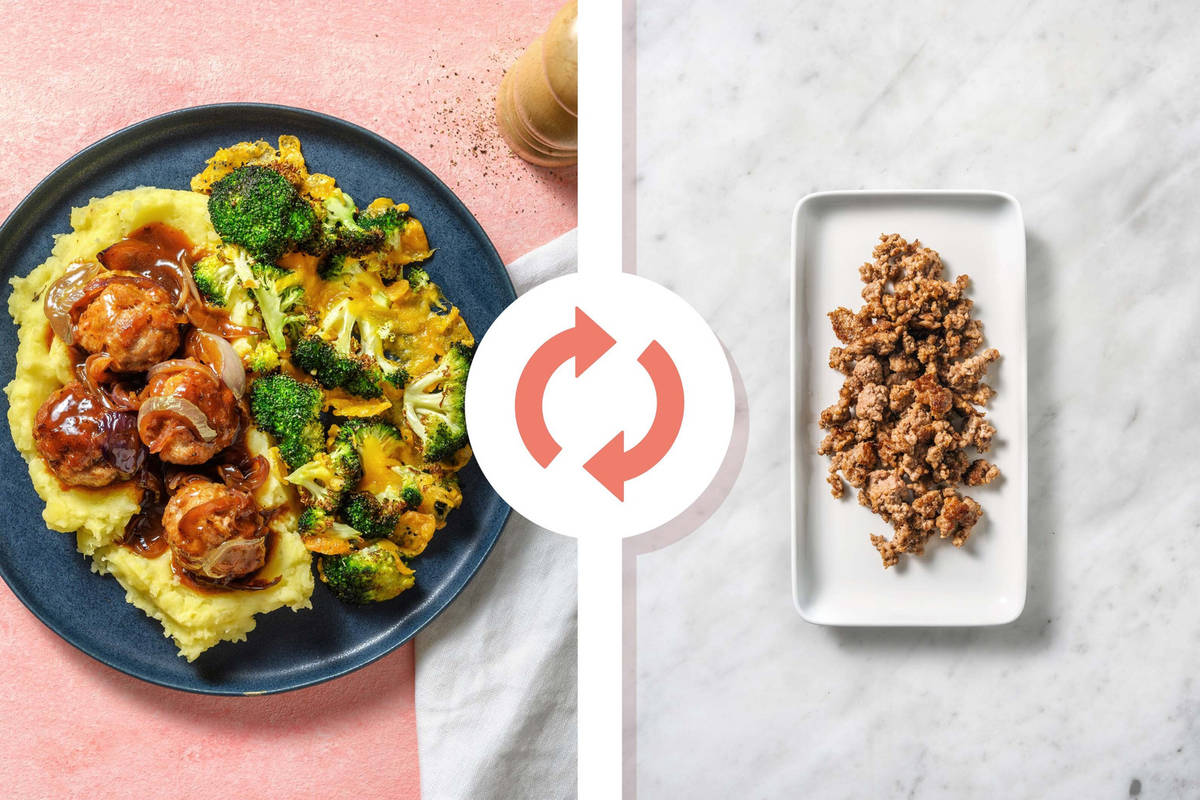 Turkey Meatballs in Caramelized Onion Gravy